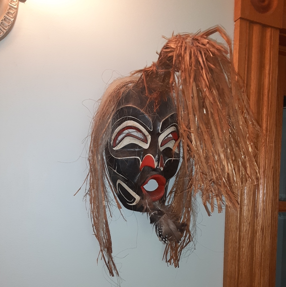 Tsimshian Hand Carved Mask